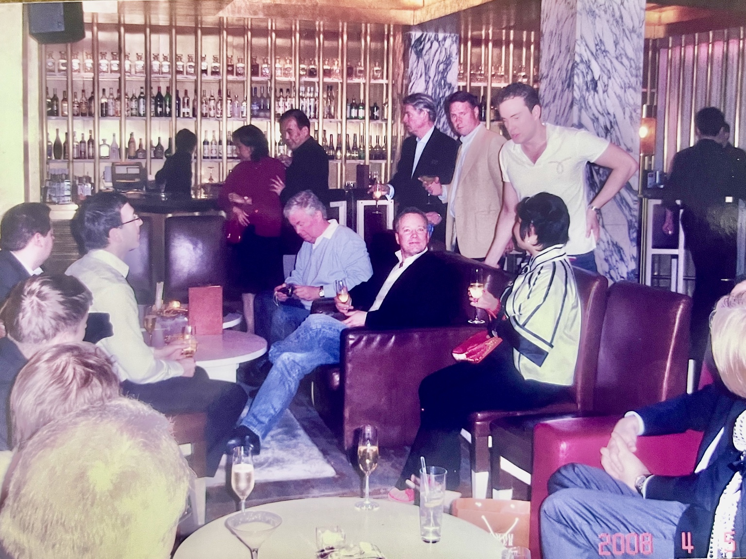 Swedish CEO group gathering at Three on the Bund in Shanghai on April 5, 2008